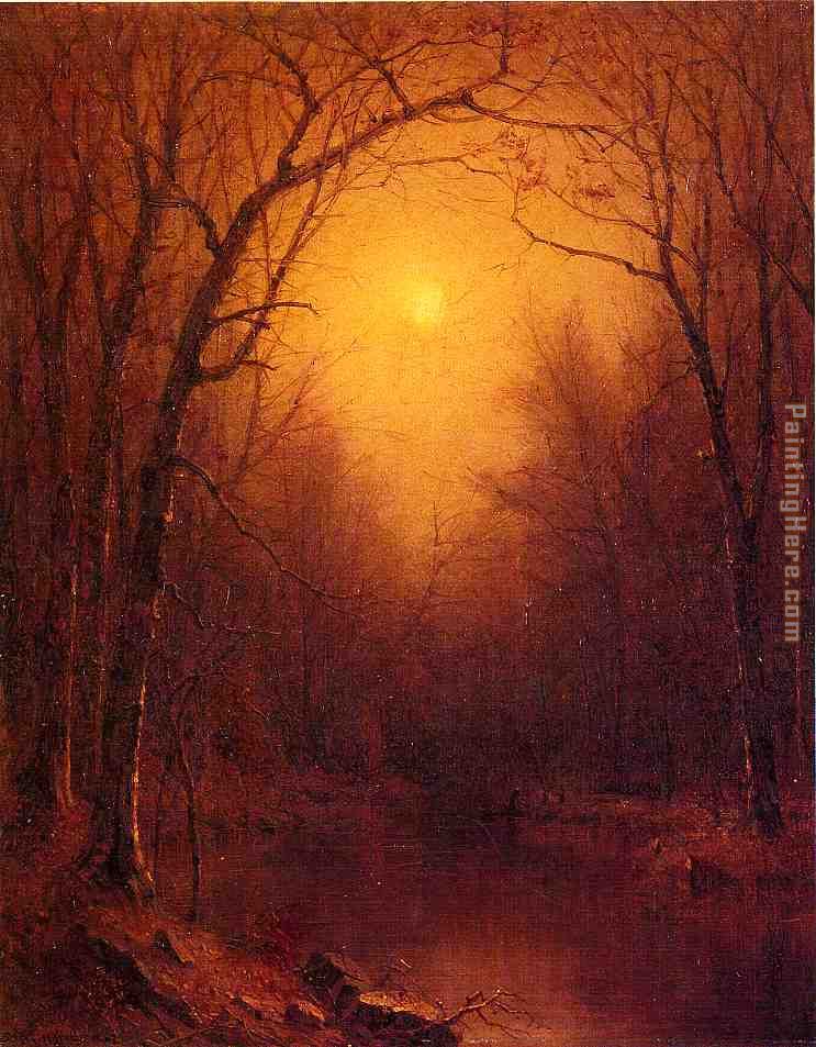 Indian Summer in the Bronx painting - Sanford Robinson Gifford Indian Summer in the Bronx art painting